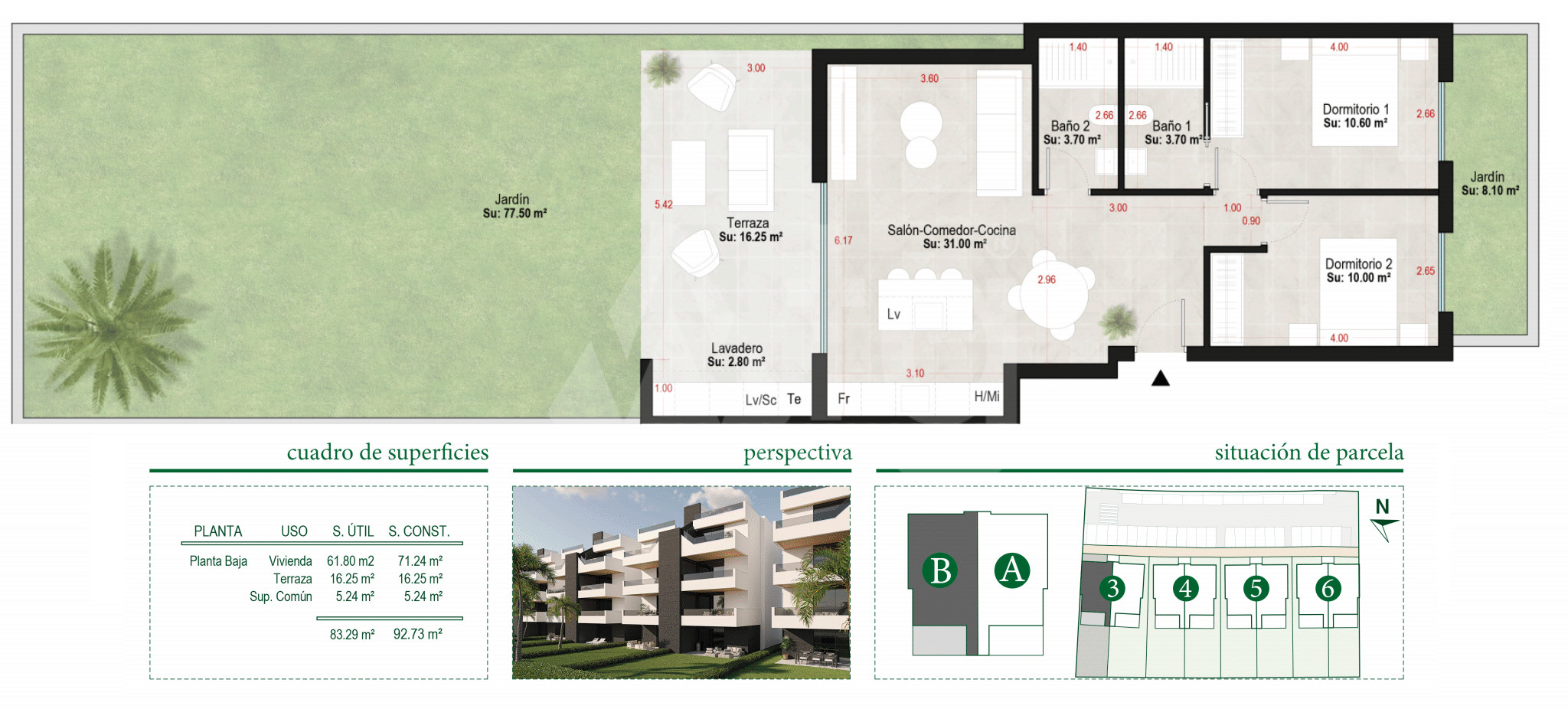 2 bedroom Apartment in Alhama de Murcia - OI33322 - 1