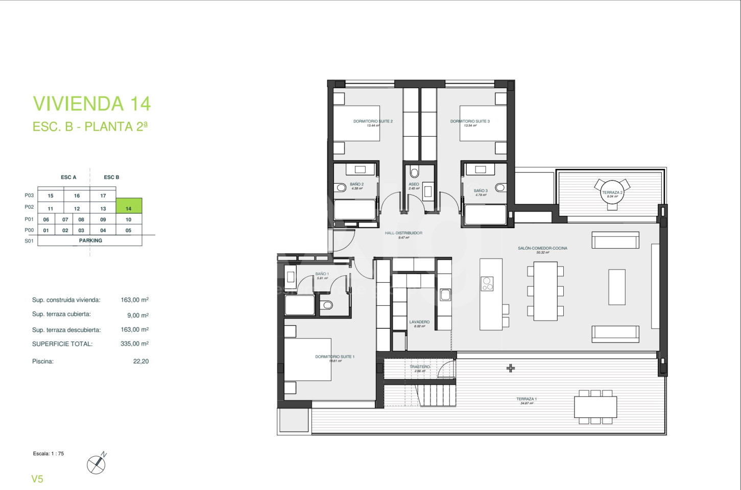 3 bedroom Penthouse in Las Colinas - GRE33532 - 1