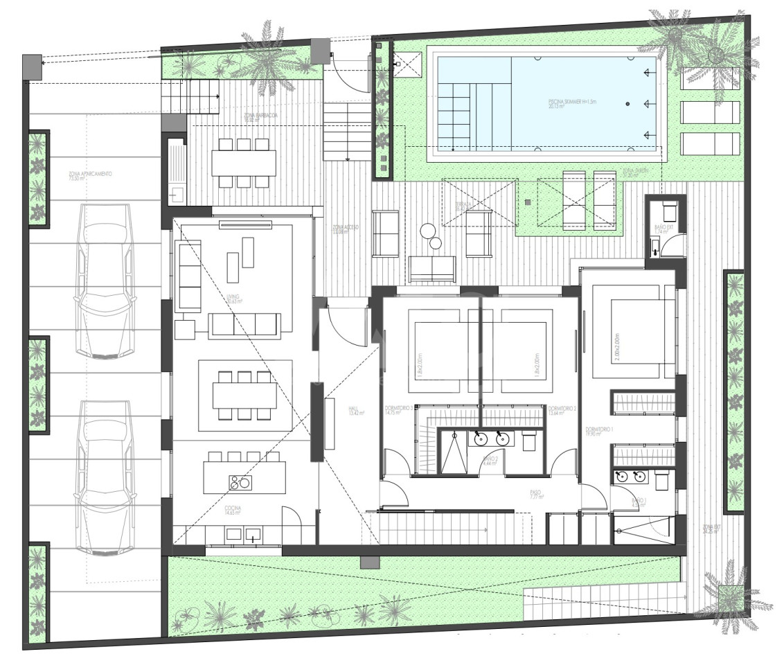 3 Schlafzimmer Villa in Santa Rosalia - ERS62310 - 1