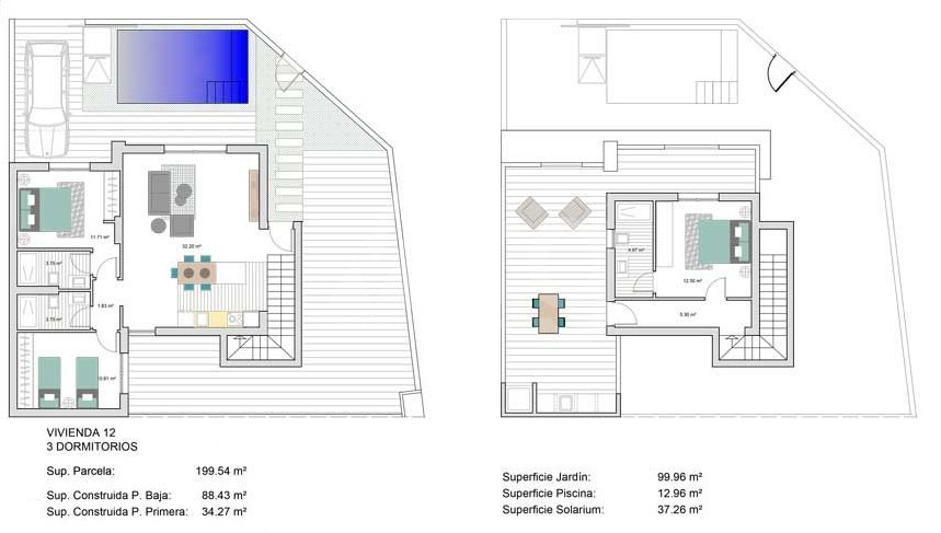 3 Schlafzimmer Villa in Roldan - WD34209 - 1