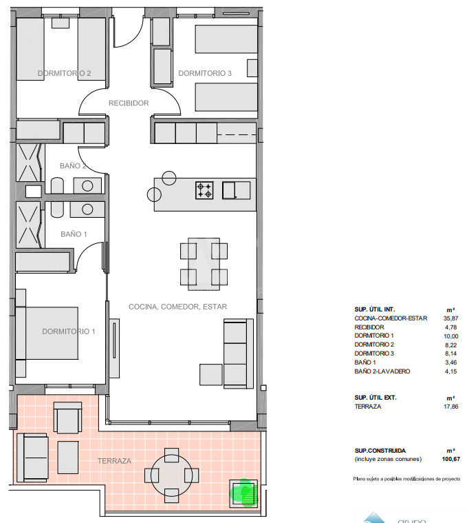 3 bedroom Apartment in Guardamar del Segura - NS34244 - 1