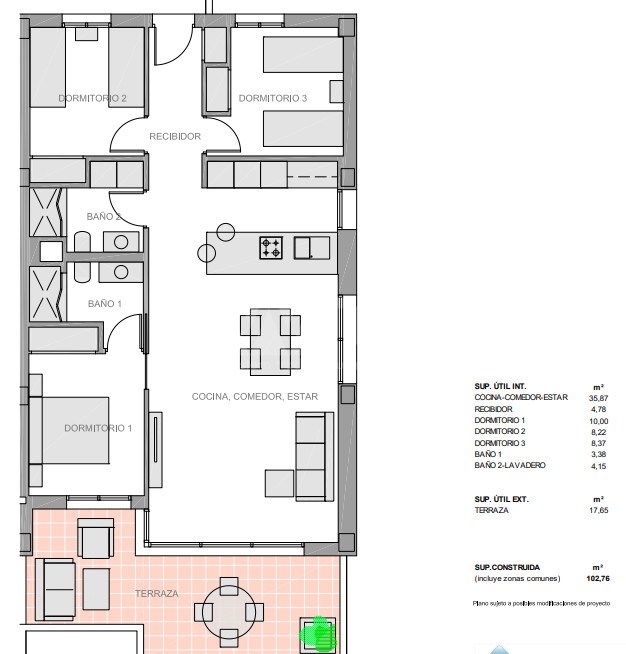 3 bedroom Apartment in Guardamar del Segura - NS34248 - 1