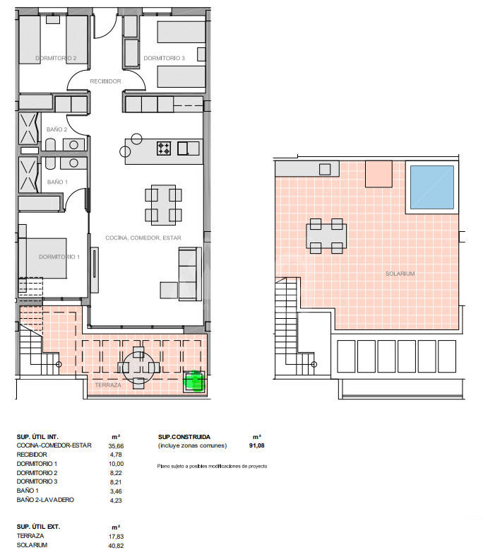 3 bedroom Penthouse in Guardamar del Segura - NS34251 - 1