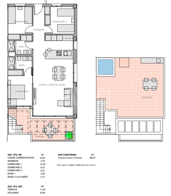 3 bedroom Penthouse in Guardamar del Segura - NS34254 - 1