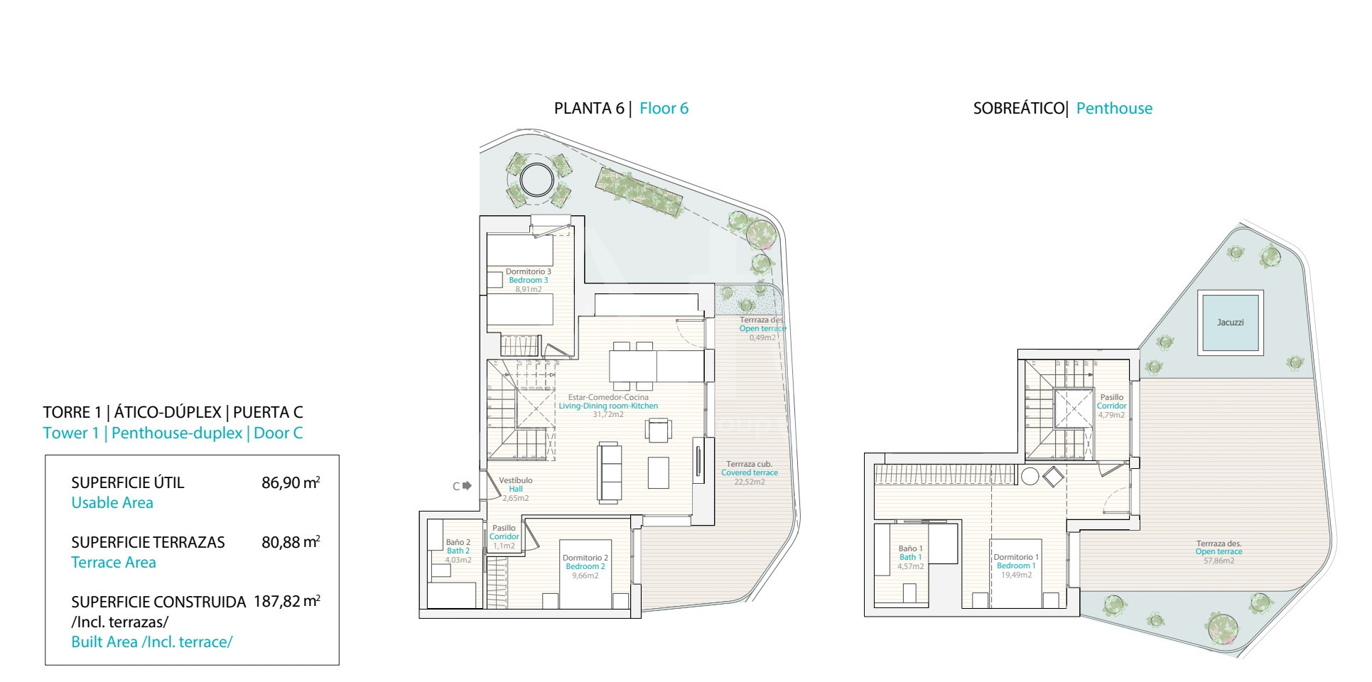 3 bedroom Duplex in Villajoyosa - QUA34268 - 1