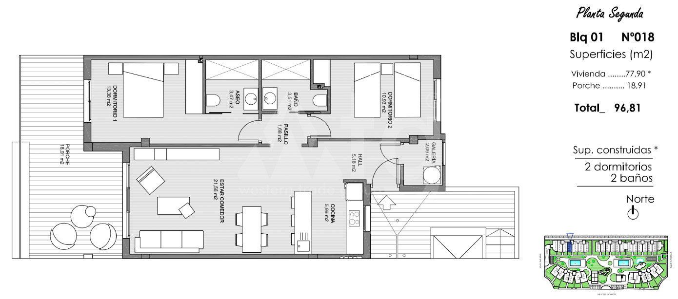  Apartment in Guardamar del Segura- ARA34414 - 1