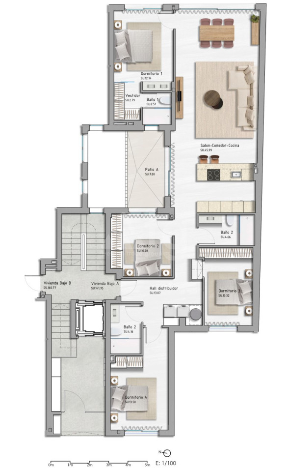 Apartament w Guardamar del Segura, 4 sypialnie - PM34426 - 1