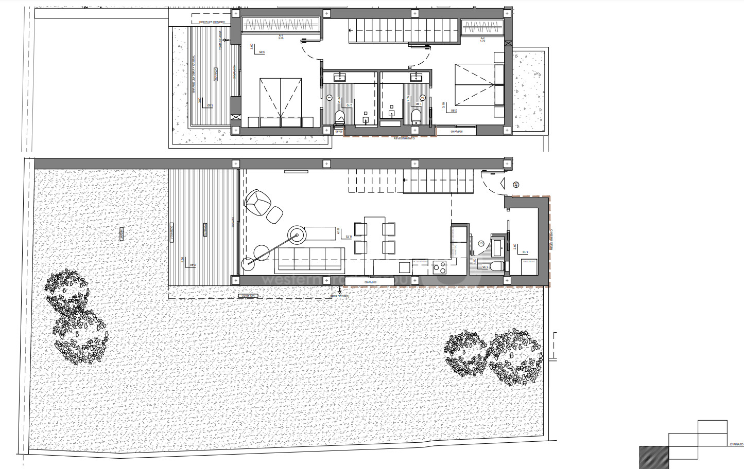 2 Schlafzimmer Doppelhaus in Cumbre del Sol - VAP34519 - 1