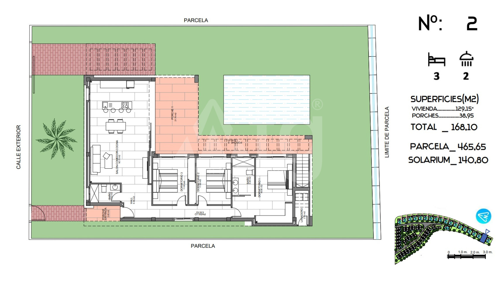 Vilă cu 3 dormitoare în Algorfa - CN34563 - 1