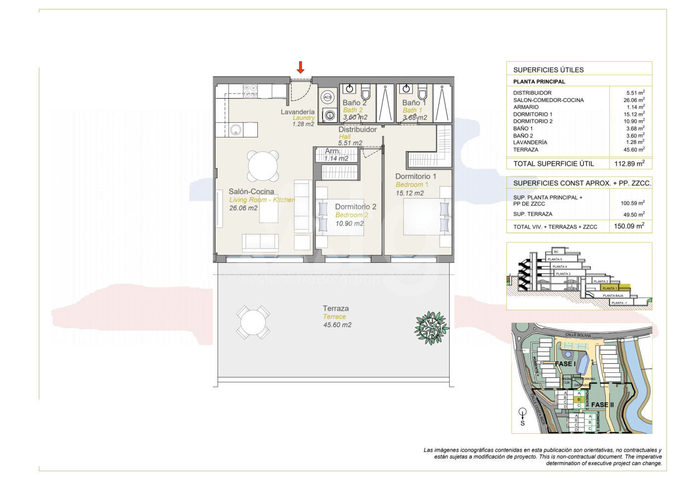 2 bedroom Apartment in Finestrat - CAM34571 - 1