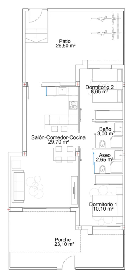 2 bedroom Bungalow in Villamartin - MCB34681 - 1