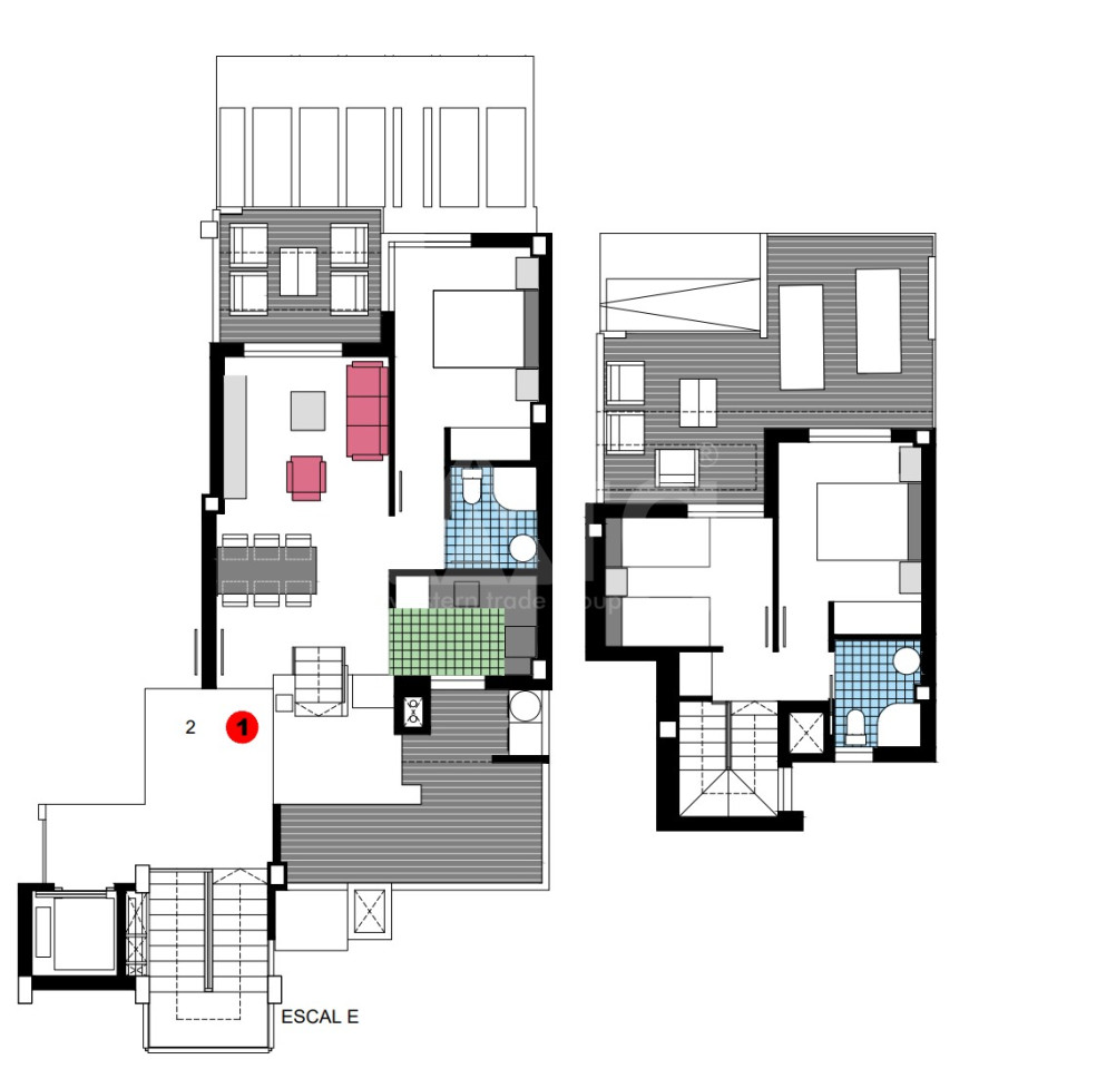 3 bedroom Penthouse in Denia - VP35203 - 1