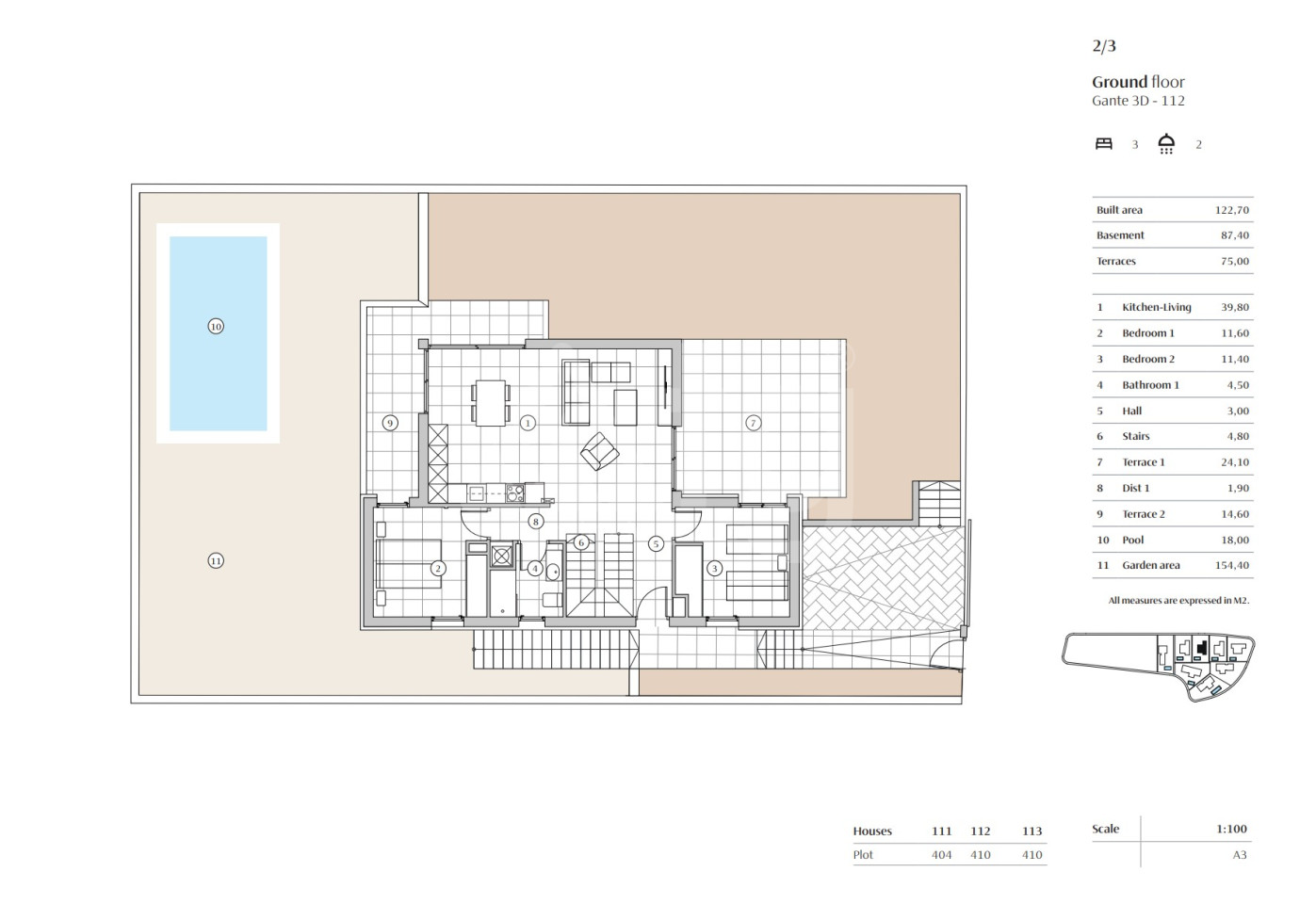 Villa de 3 habitaciones en Finestrat - PT35302 - 2