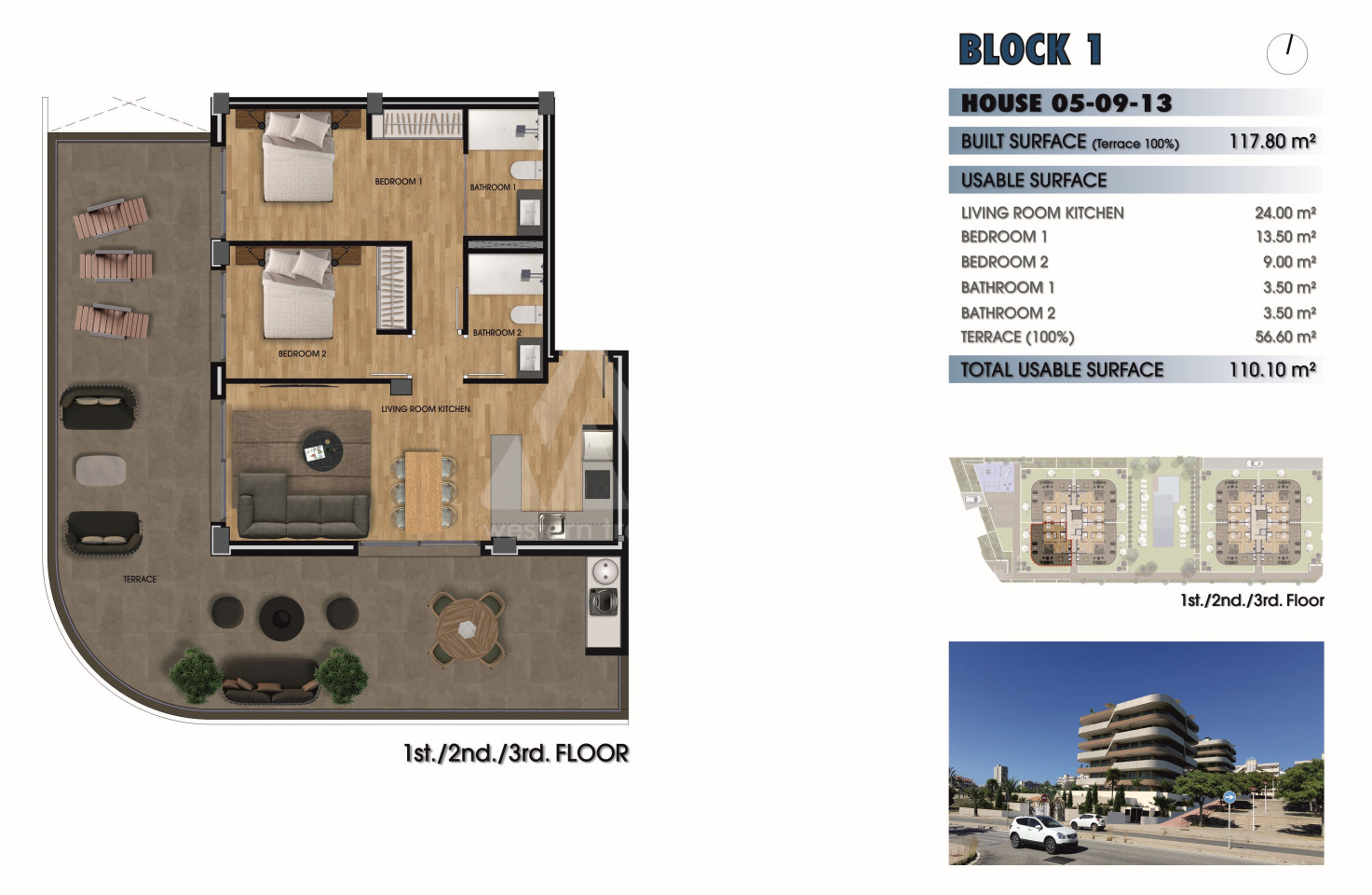 2 bedroom Apartment in Arenales del Sol - GM35603 - 1