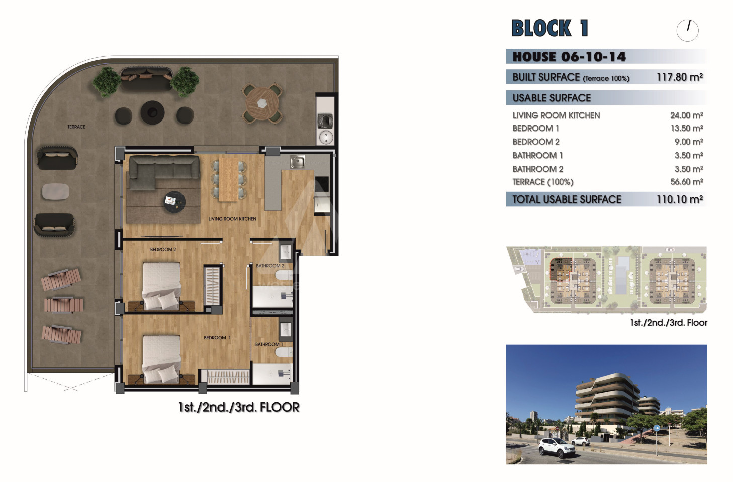 2 bedroom Apartment in Arenales del Sol - GM35604 - 1