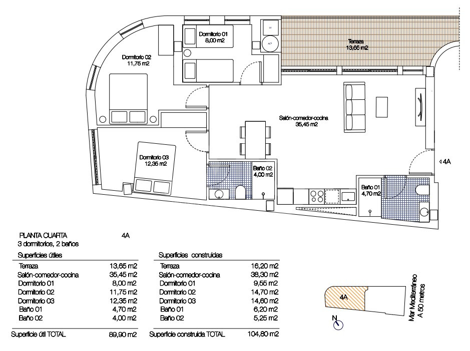3 bedroom Apartment in Torrevieja - AGI35630 - 1