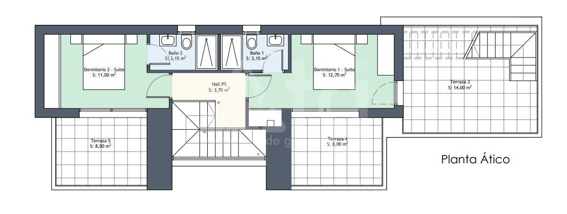 4 bedroom Penthouse in Guardamar del Segura - AGI35635 - 2