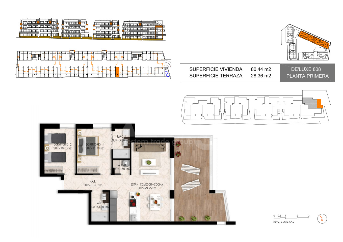 2 bedroom Apartment in Playa Flamenca - DI35660 - 1