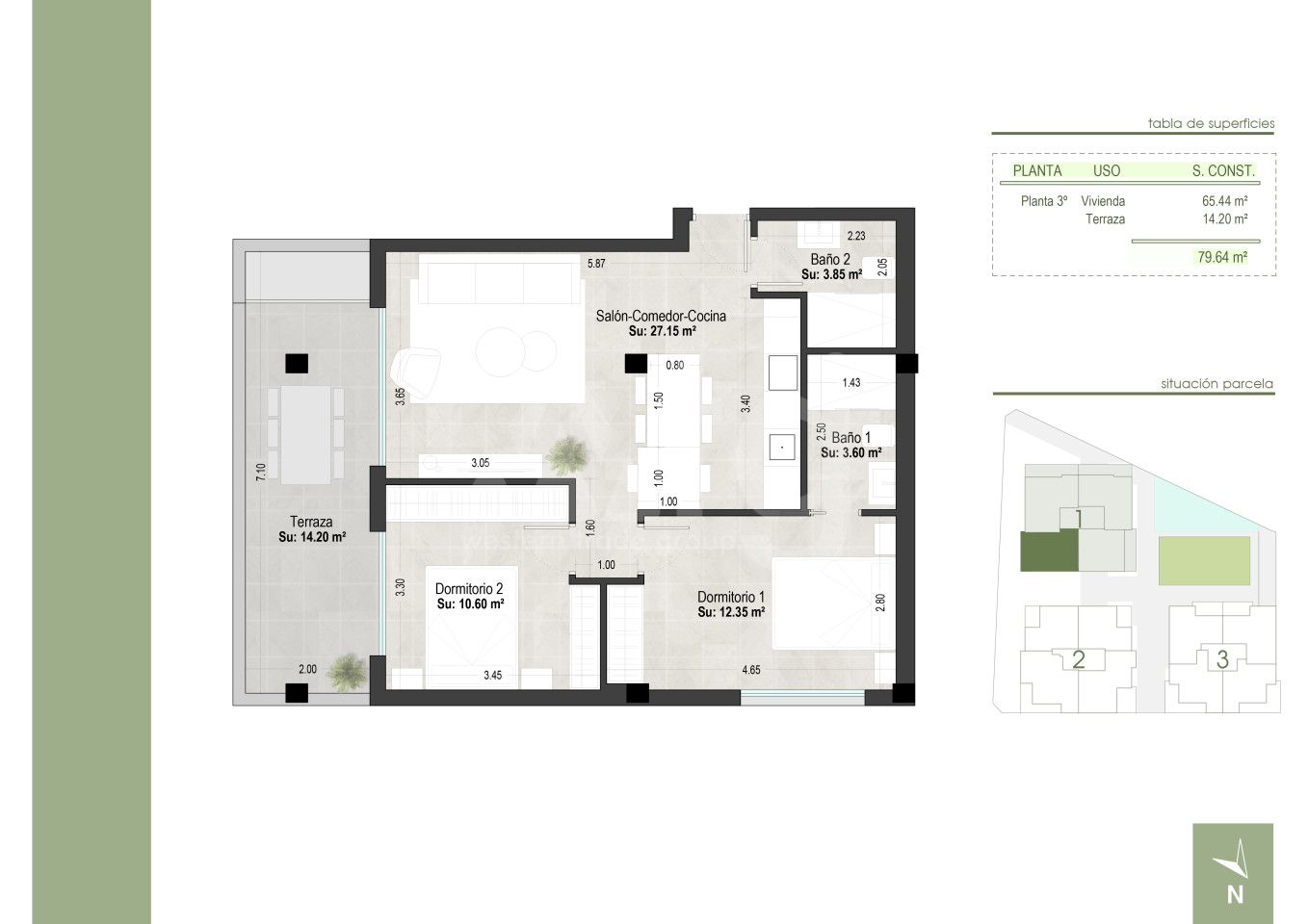 2 bedroom Apartment in San Pedro del Pinatar - WHG36055 - 1