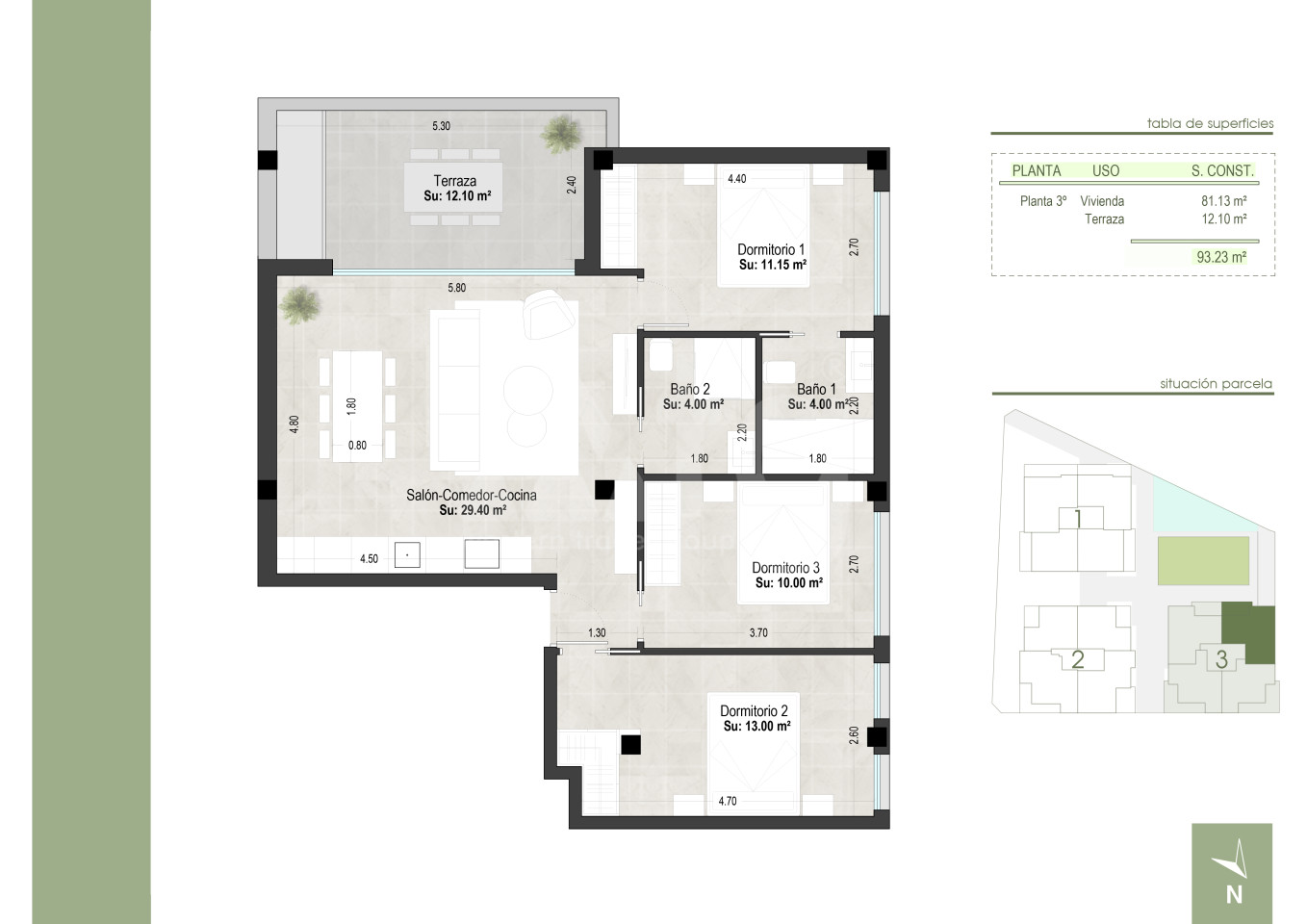 3 bedroom Apartment in San Pedro del Pinatar - WHG36086 - 1