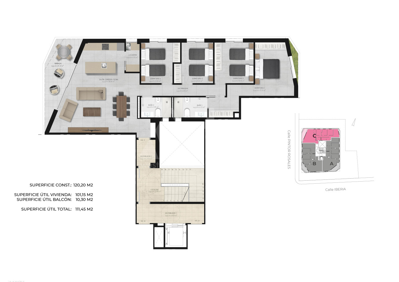 Apartament w Aguilas, 4 sypialnie - CJR36107 - 1