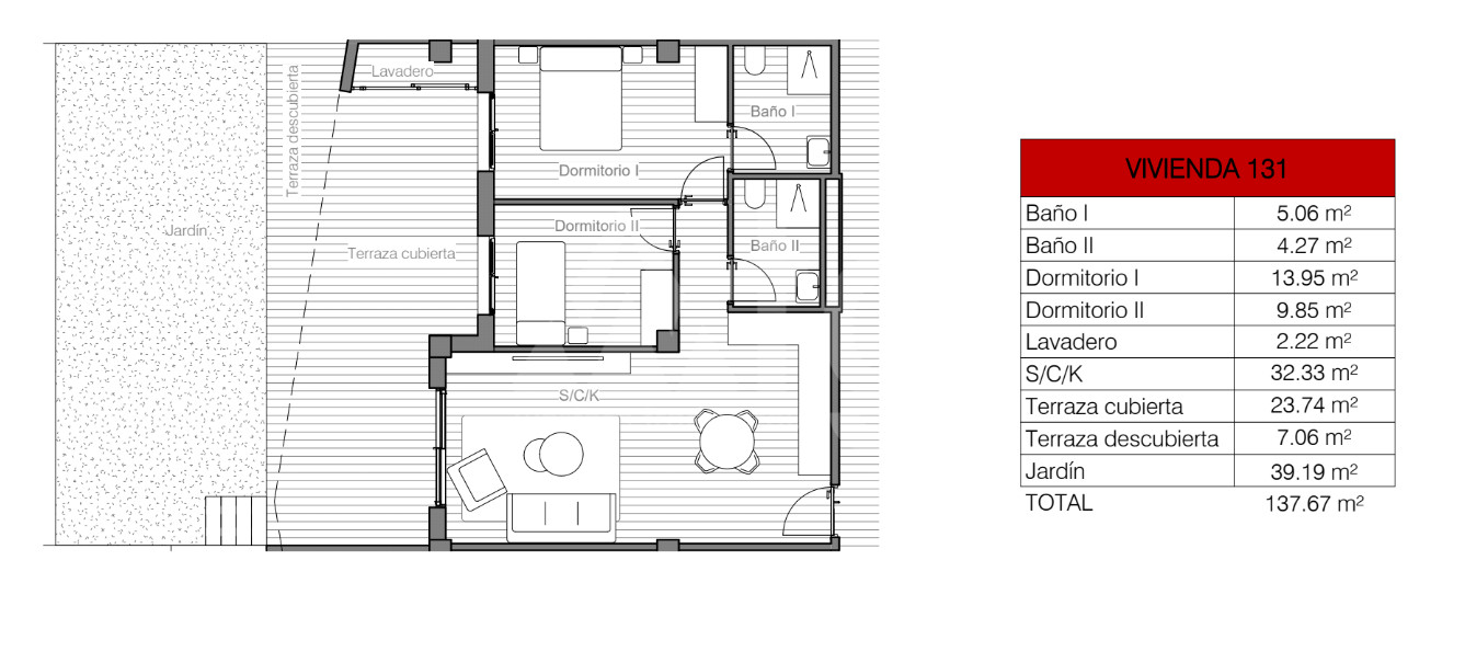 2 Schlafzimmer Appartement in San Miguel de Salinas - SR36157 - 1