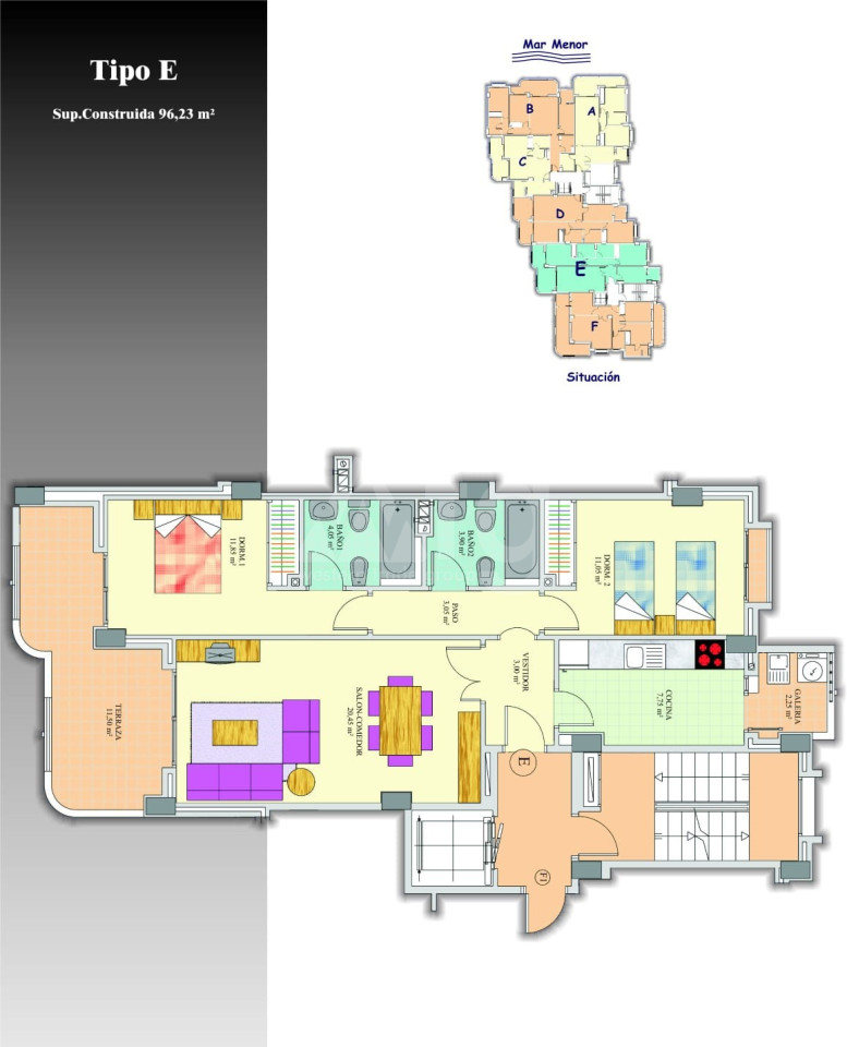 Apartamento de 2 habitaciones en La Manga - GRI36415 - 1