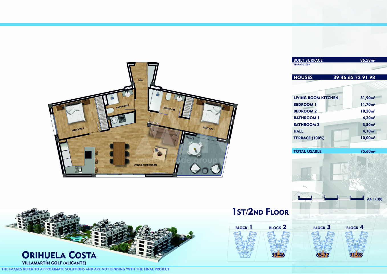 2 bedroom Apartment in Villamartin - GM36462 - 1