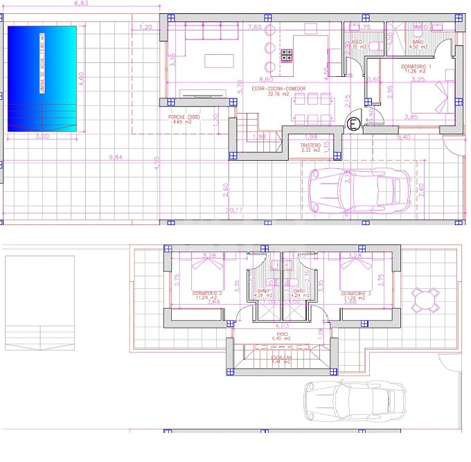 3 Schlafzimmer Villa in San Fulgencio - CVR36514 - 1