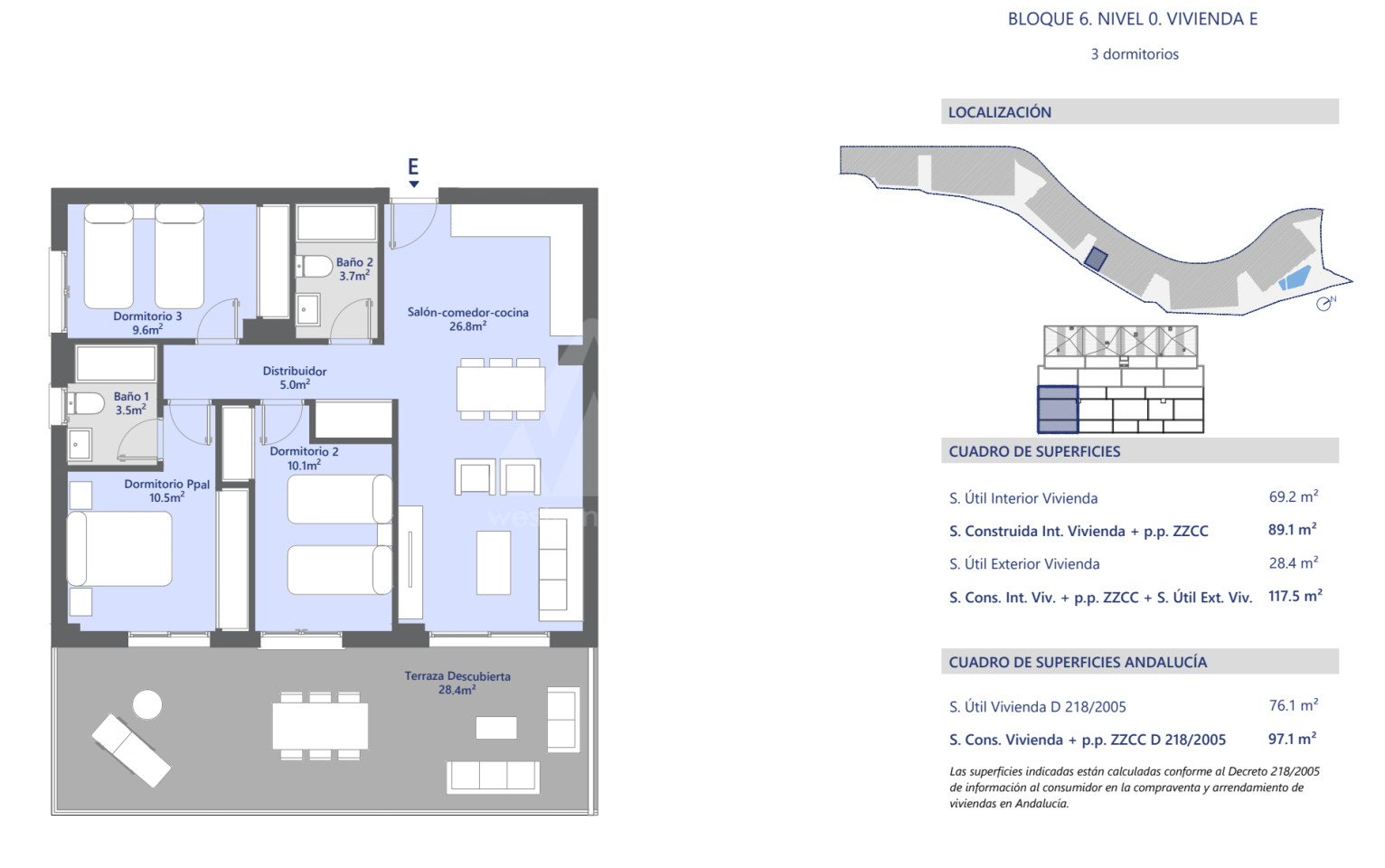 Appartement de 3 chambres à Pulpí - ARES36717 - 1