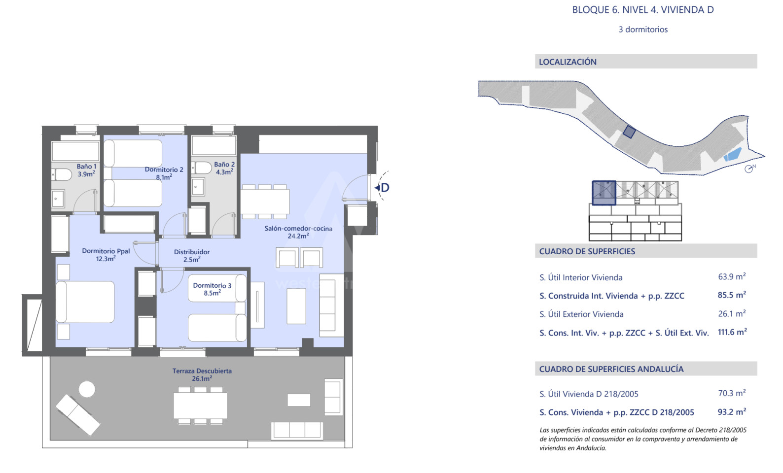 3 bedroom Penthouse in Pulpí - ARES36722 - 1