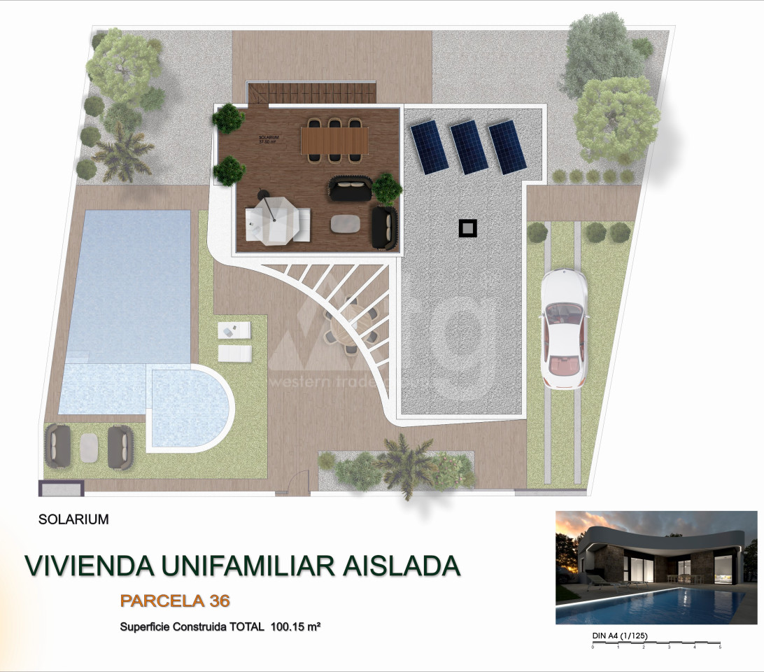 Villa de 3 habitaciones en Los Montesinos - HH36799 - Foto 2