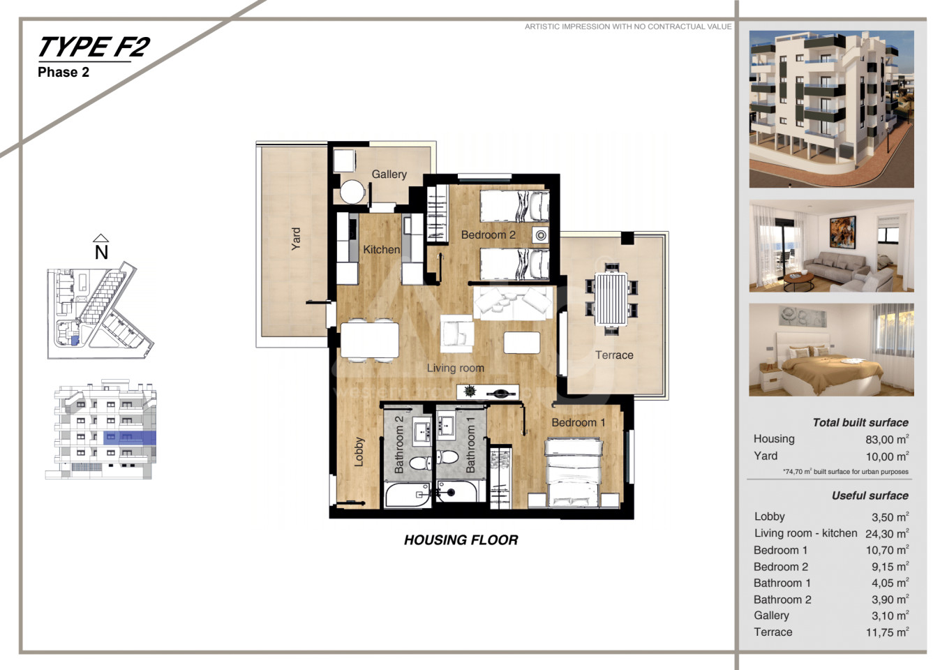 2 bedroom Apartment in La Florida - BH37290 - 1