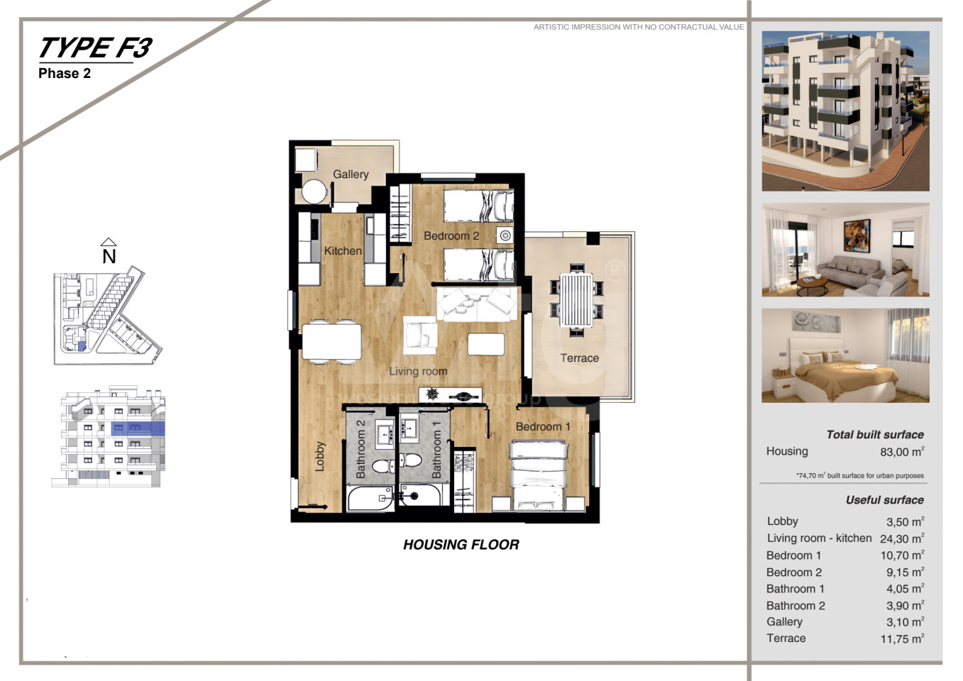 2 bedroom Apartment in La Florida - BH37291 - 1