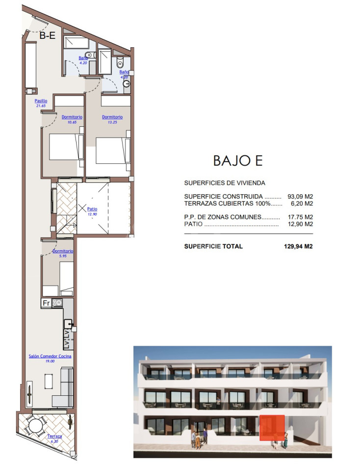 3 Schlafzimmer Appartement in Torrevieja - AGI38046 - 1