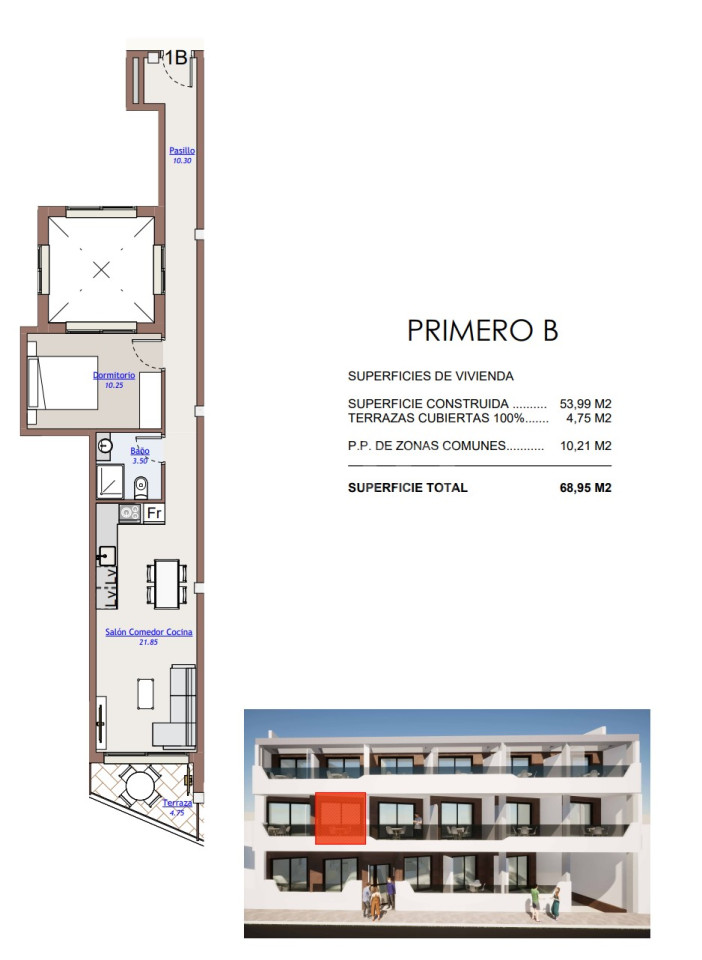 Appartement de 1 chambre à Torrevieja - AGI38047 - 1