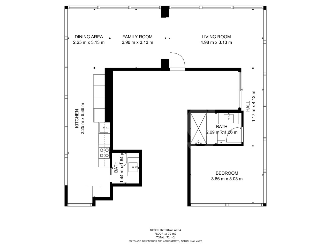 Penthouse cu 1 dormitor în La Manga - CBB38627 - 1