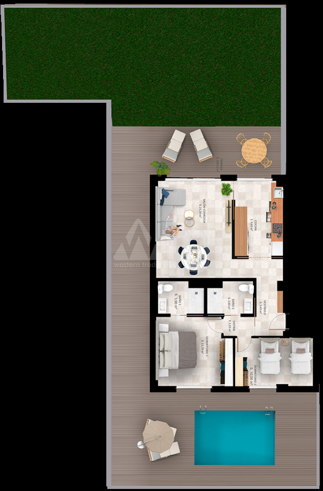 2 bedroom Apartment in Finestrat - PTA38821 - 1