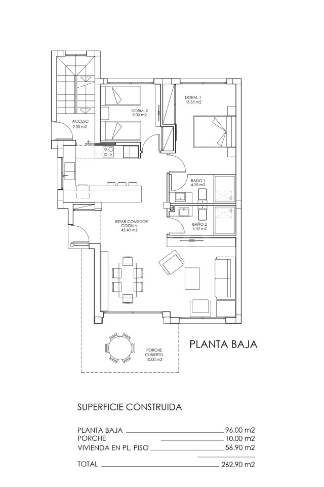 Villa de 3 habitaciones en Dehesa de Campoamor - AGI40771 - 1