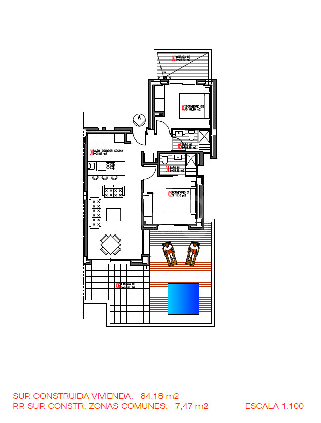 2 bedroom Apartment in La Zenia - GP40803 - 1