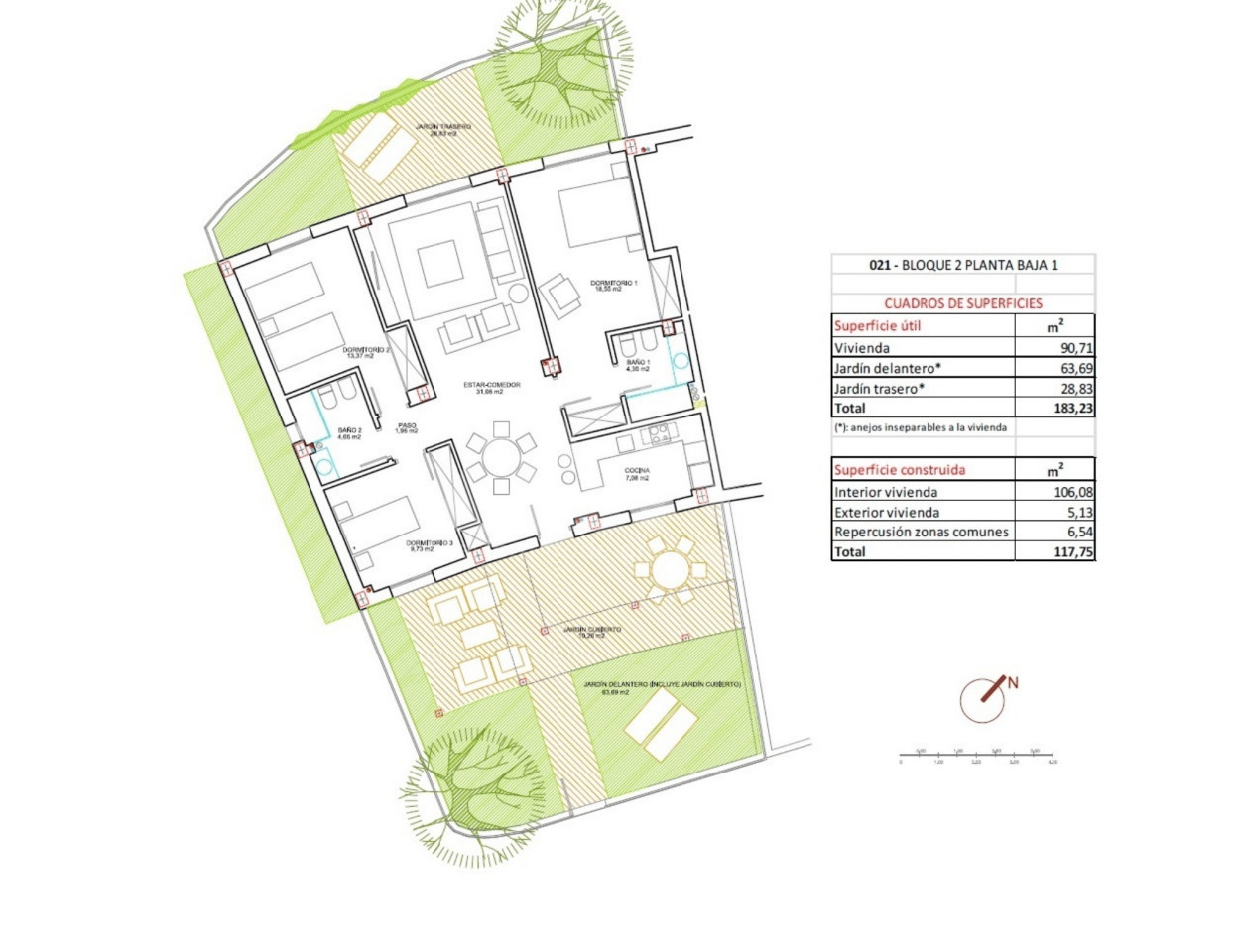 Apartamento de 3 habitaciones en Vera - RX41586 - 1