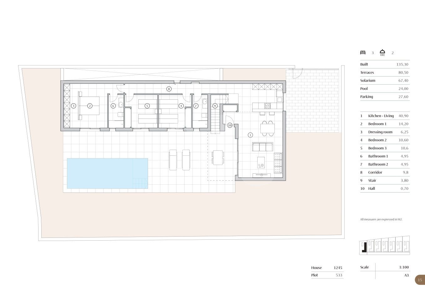 Villa de 3 habitaciones en Algorfa - PT41719 - 1