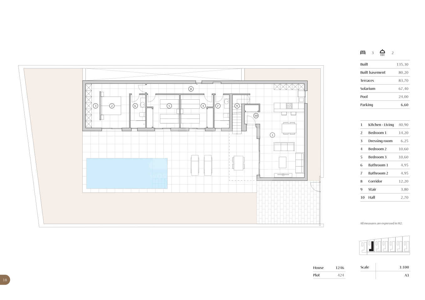 Villa de 3 habitaciones en Algorfa - PT41720 - 1