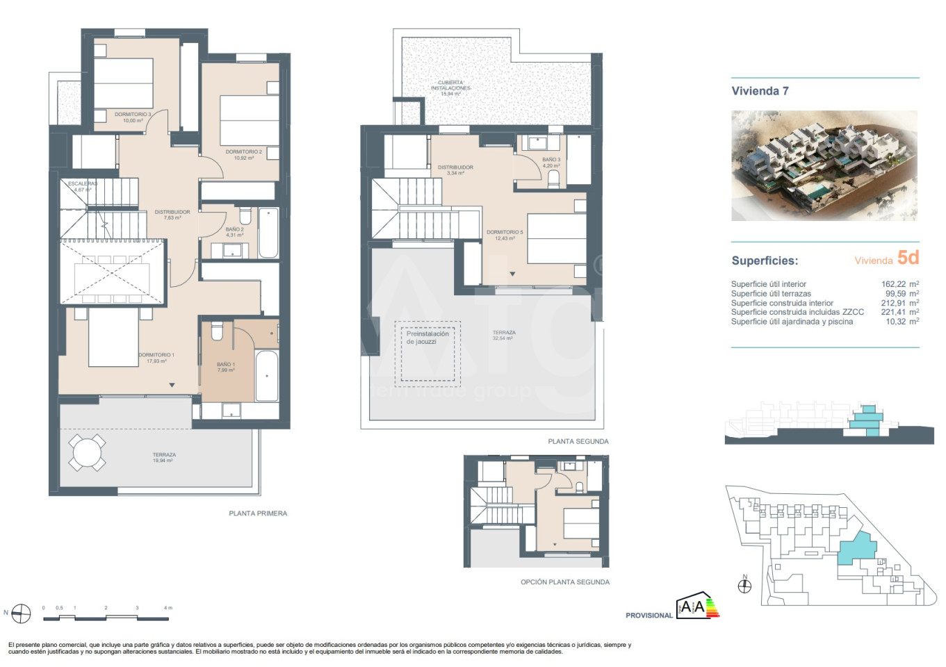 Townhouse w Alicante, 5 sypialnie - AEH41979 - 2