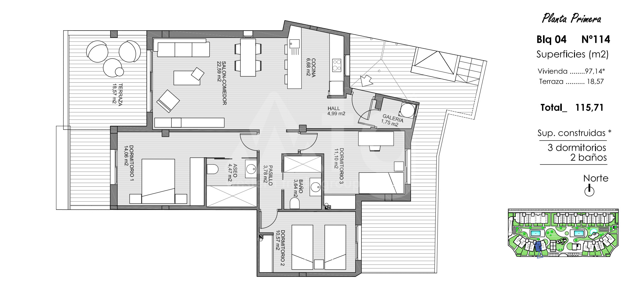 3 bedroom Apartment in Guardamar del Segura - ARA43162 - 1