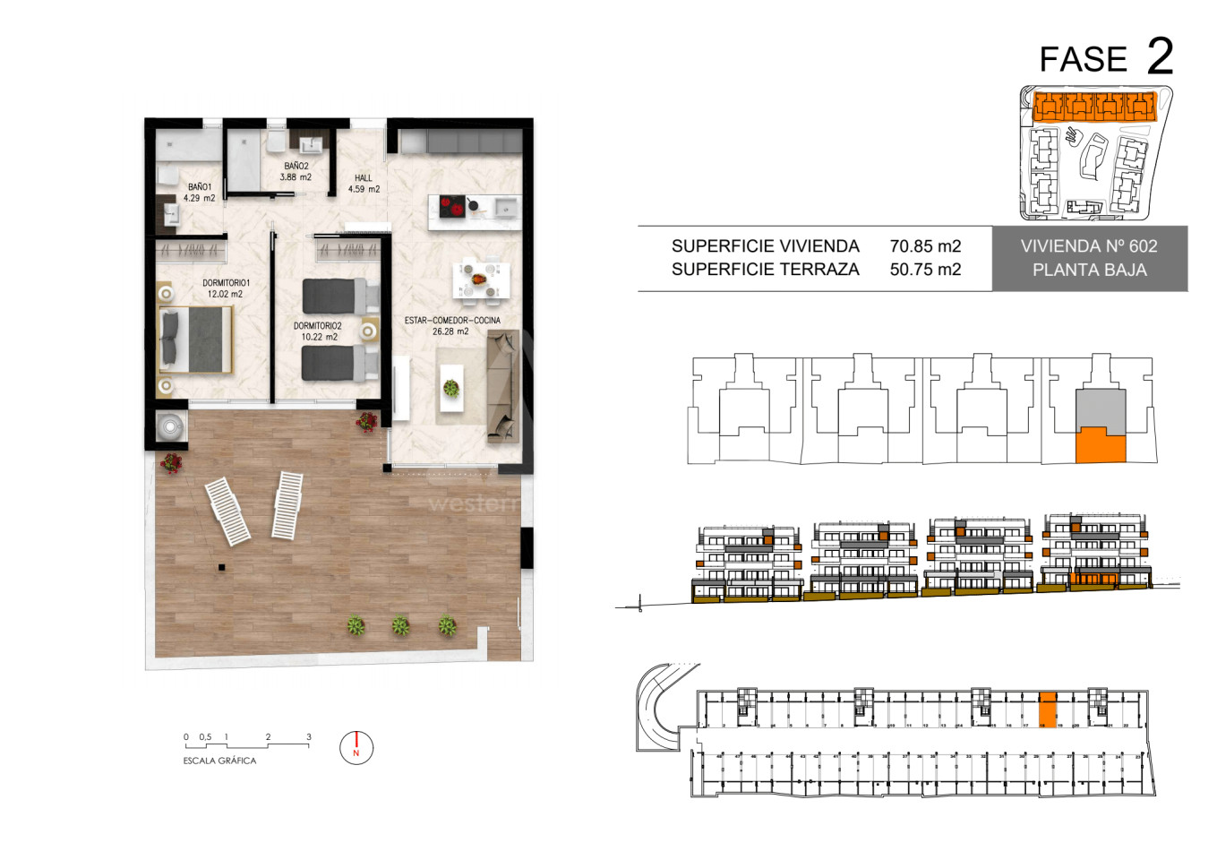 Apartamento de 2 habitaciones en Playa Flamenca - DI43533 - 1