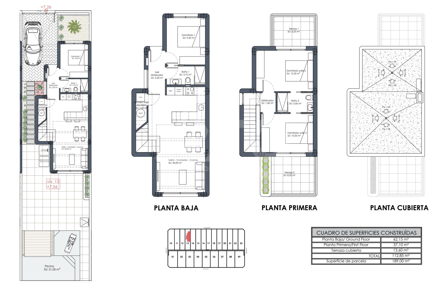 Villa de 3 chambres à Los Alcázares - GV44141 - 1