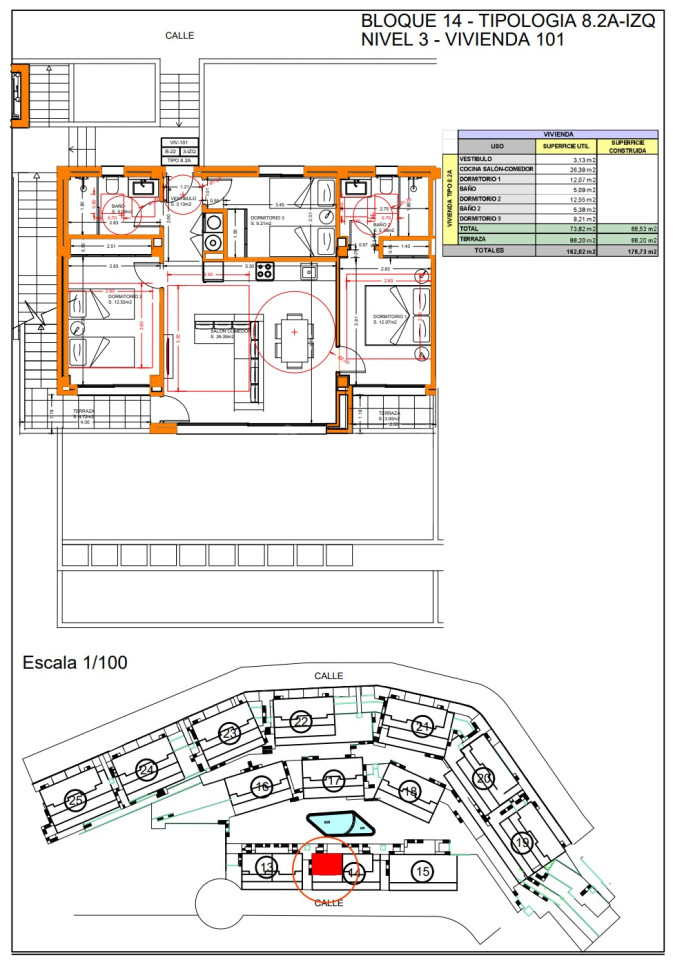 3 ložnice Penthouse v Xeresa - AS44282 - 1