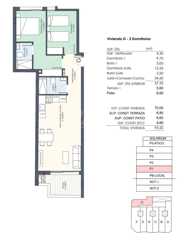 2 Schlafzimmer Appartement in Torrevieja - AGI44288 - 1