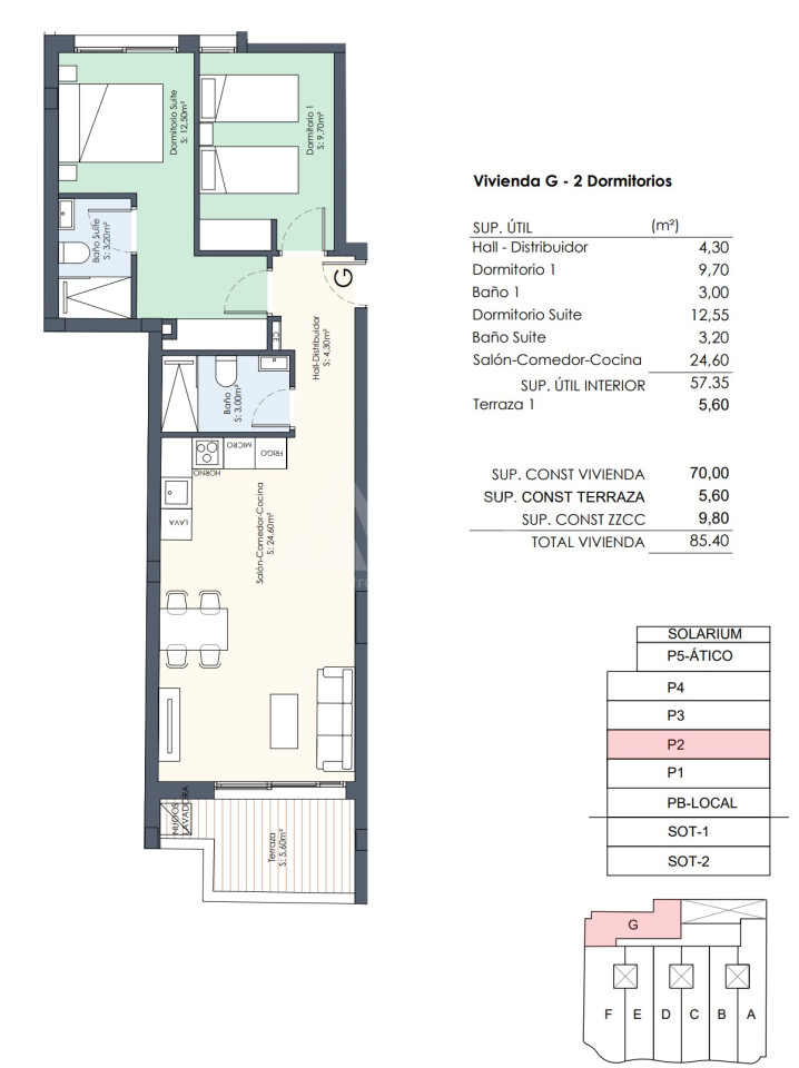 Apartament cu 2 dormitoare în Torrevieja - AGI44295 - 1